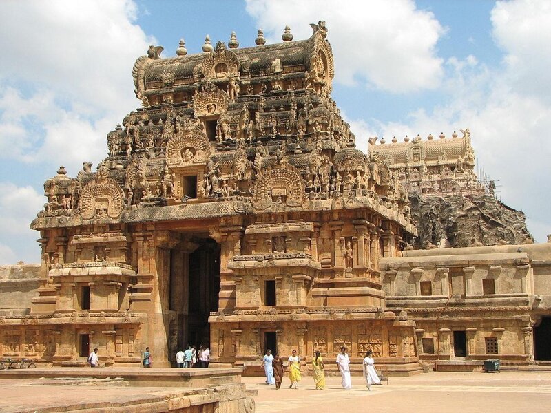 Temple with Intricate Carvings