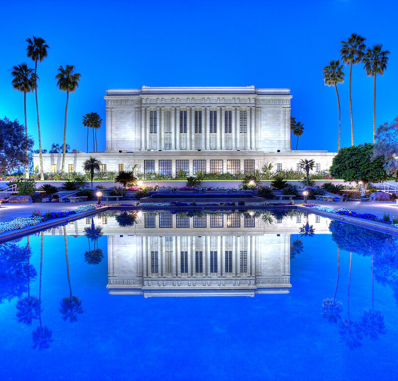 Temple with Reflection