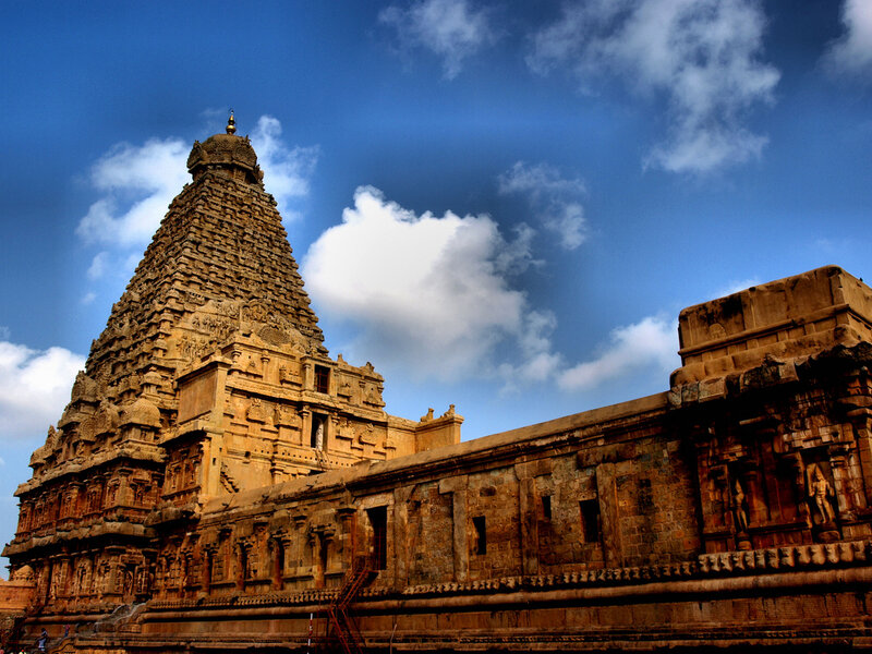 Temple with Tall Tower