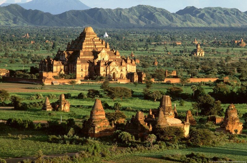 Temples of Bagan landscape