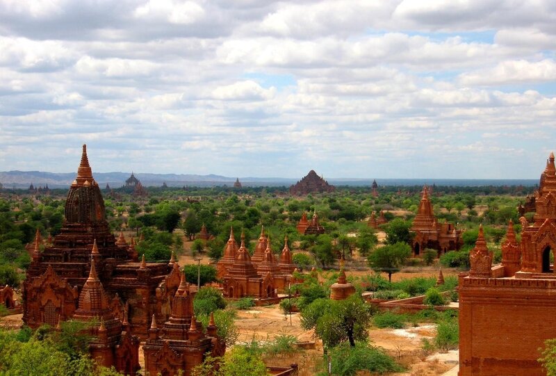 Temples of Bagan landscape