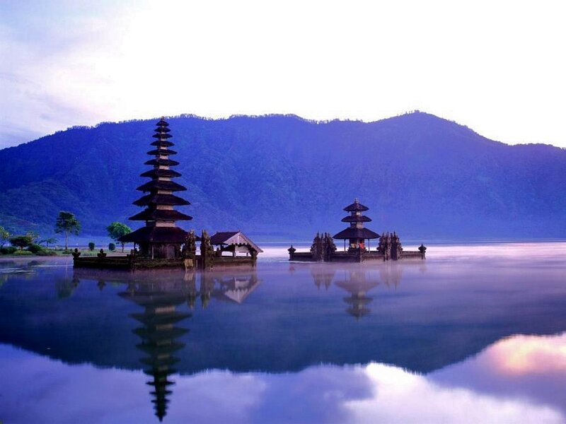 Temples on Lake