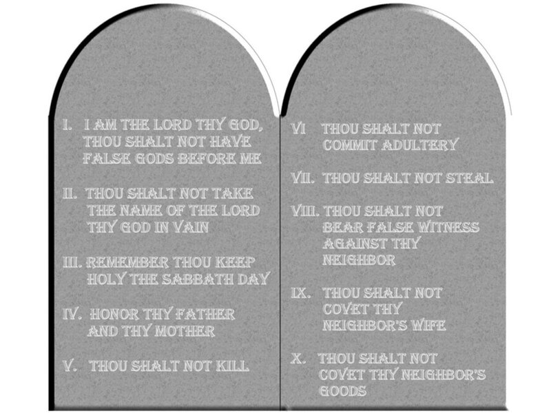 Ten Commandments tablets