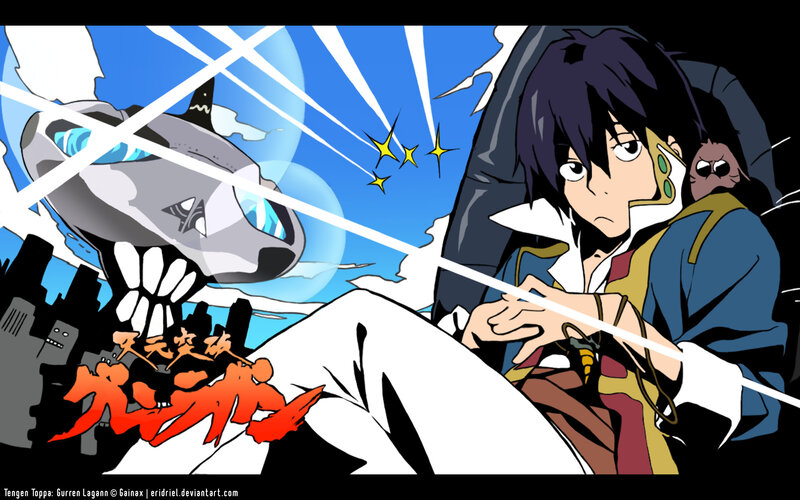 Tengen Toppa Gurren Lagann action scene