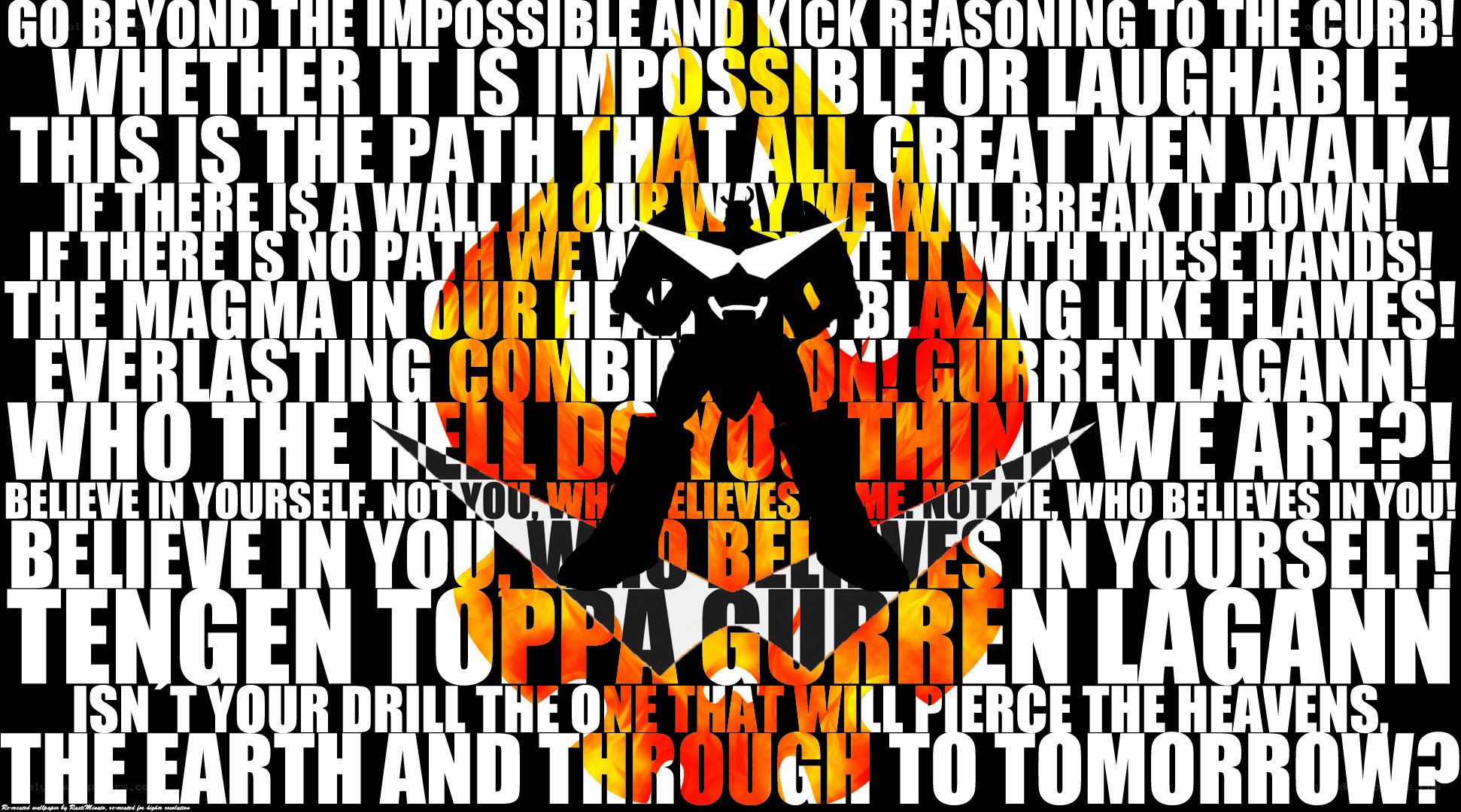 Tengen Toppa Gurren Lagann quotes