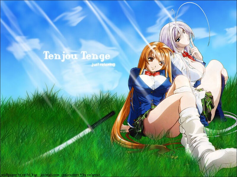 Tenjou Tenge characters relaxing