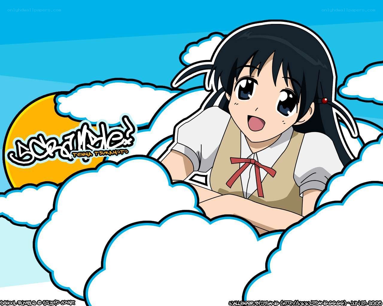 Tenna Tsukamoto in the clouds