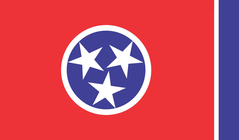 Tennessee State Flag — Red