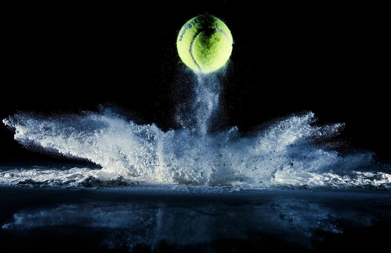 Tennis Ball Hitting Surface