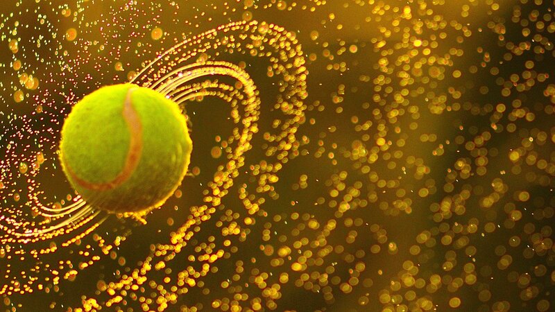 Tennis Ball in Water