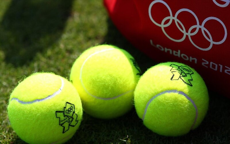 Tennis balls at London 2012 Olympics