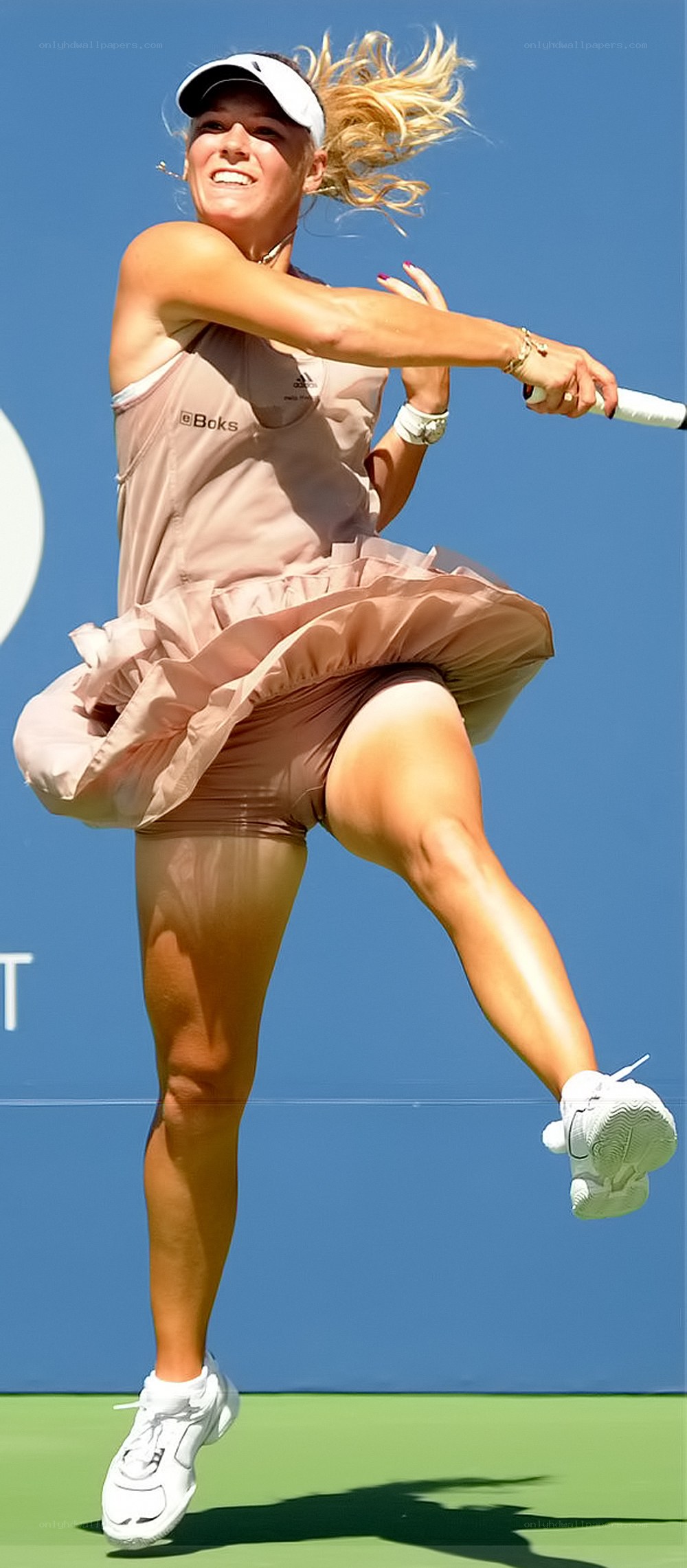 tennis player in action