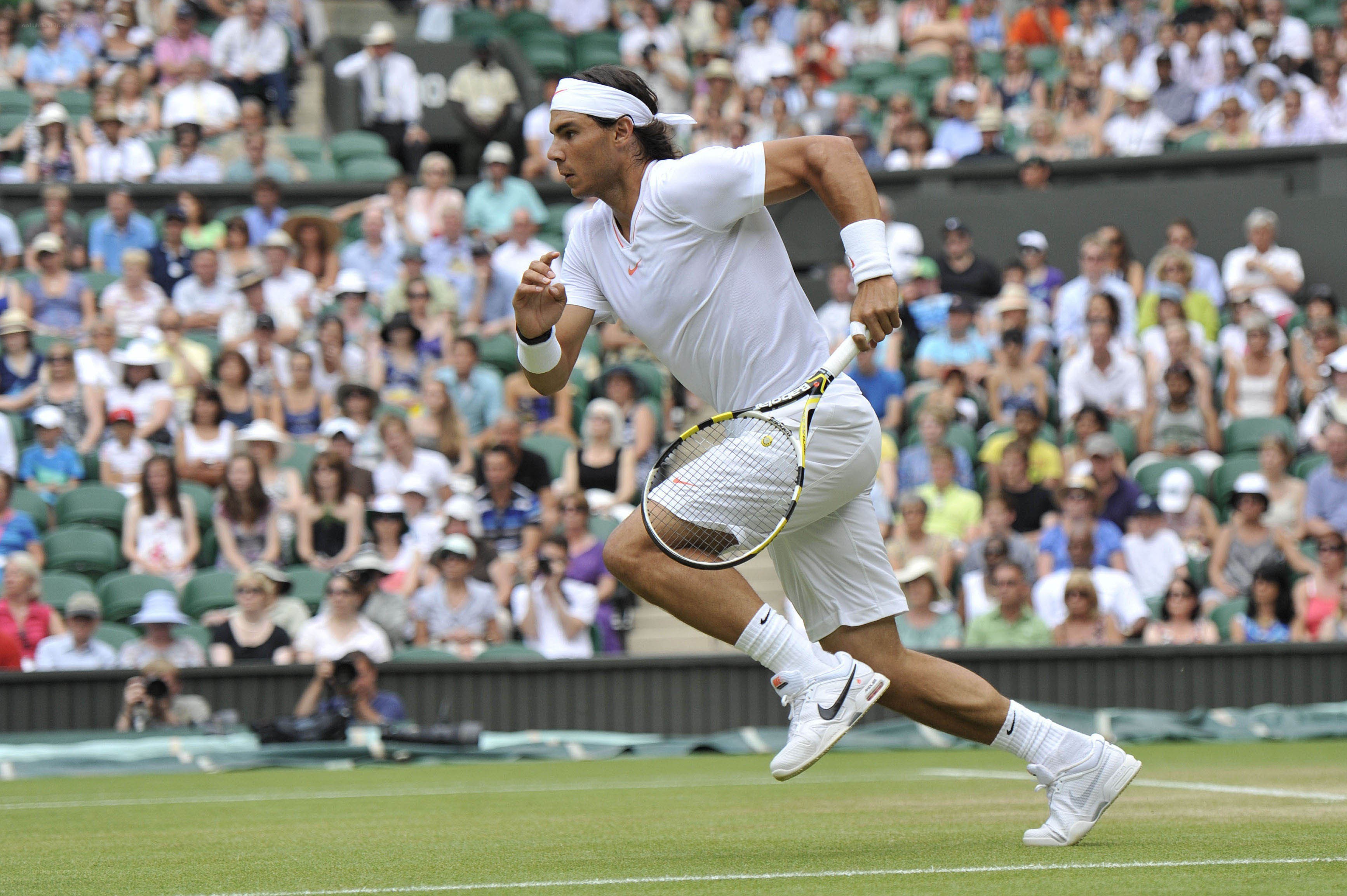 tennis player in action