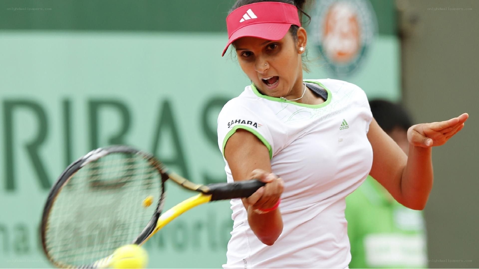 tennis player in action