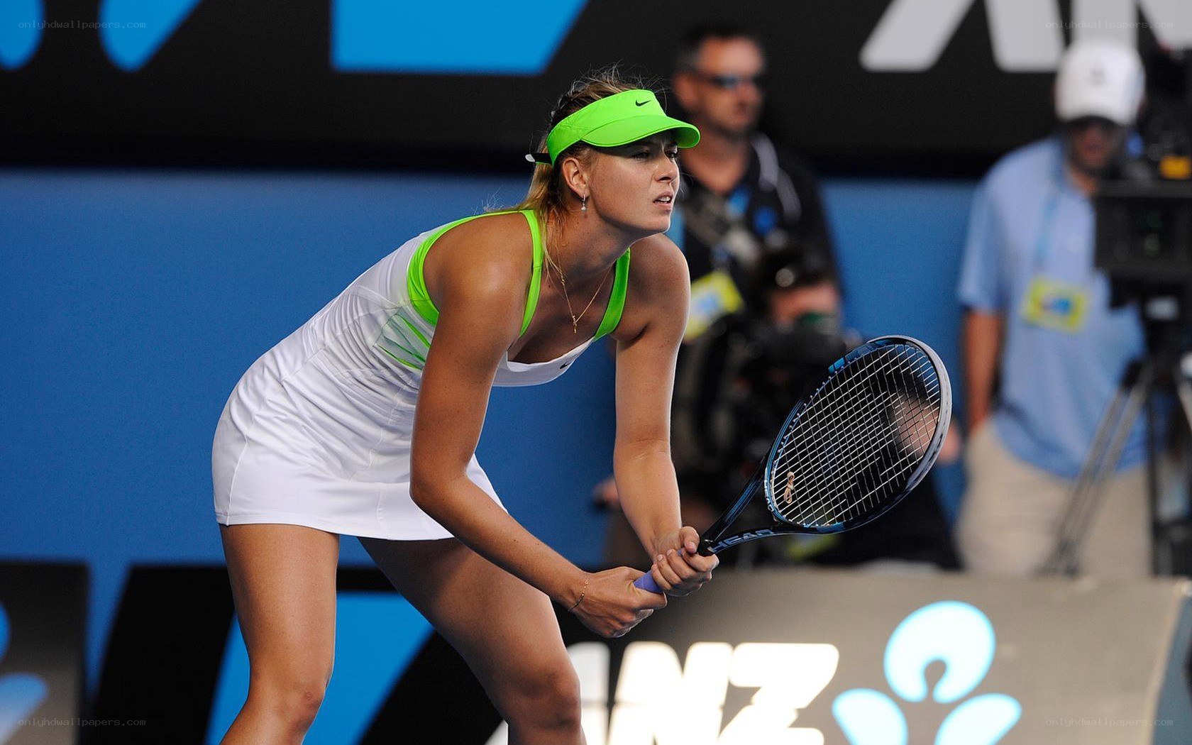 tennis player in action