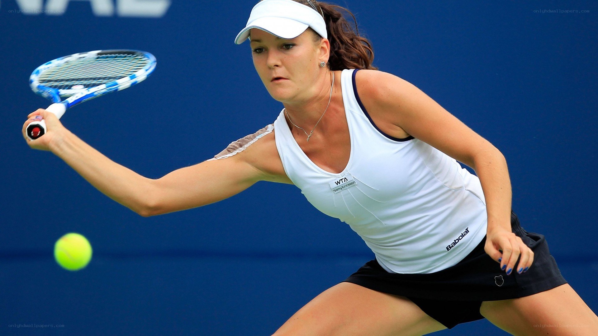 tennis player in action
