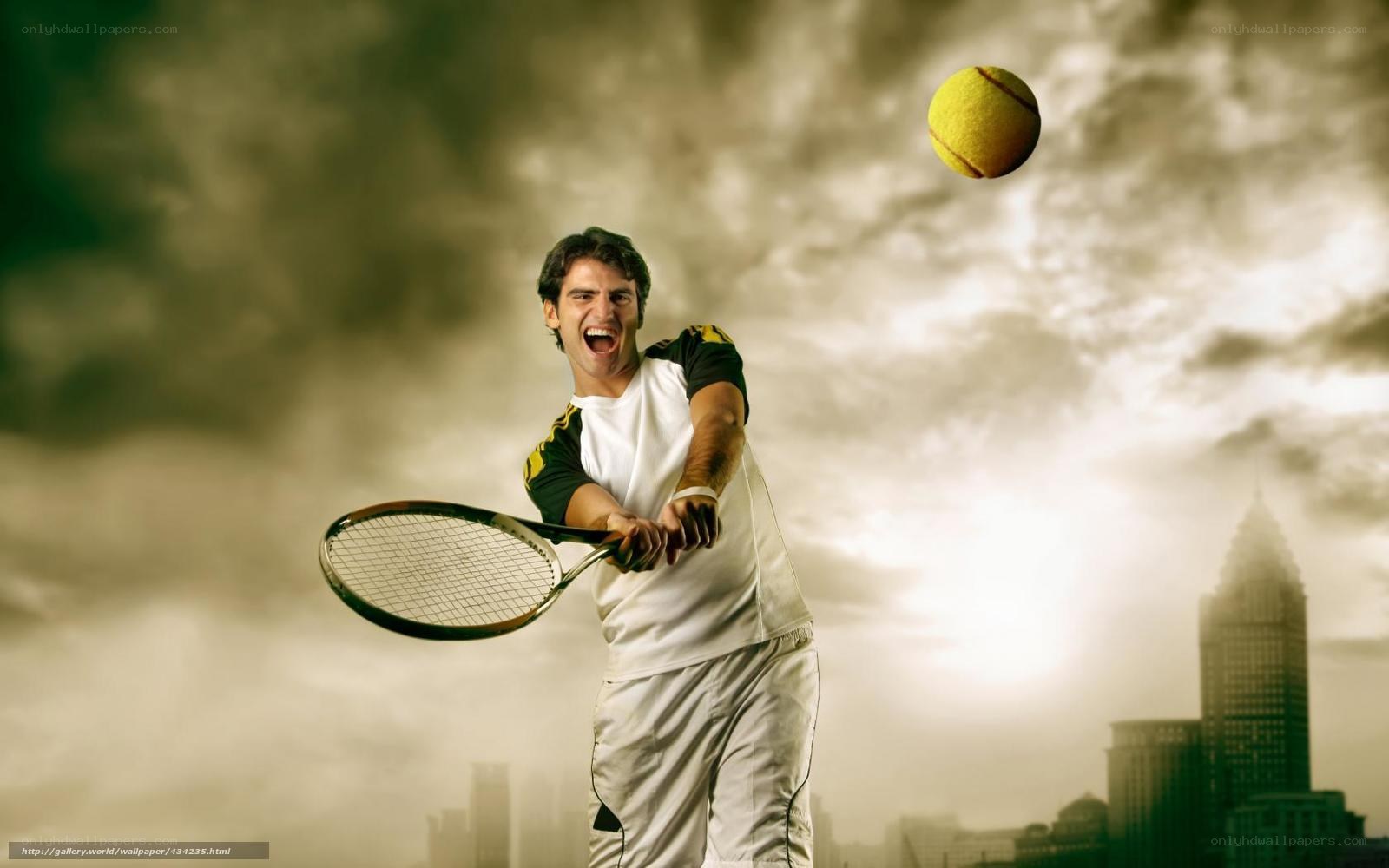 tennis player in action