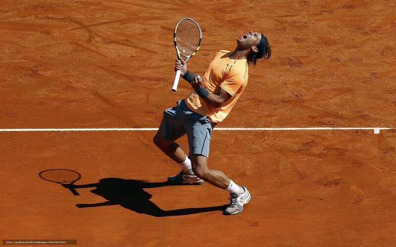 Tennis Player on Clay