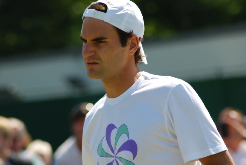tennis player on court