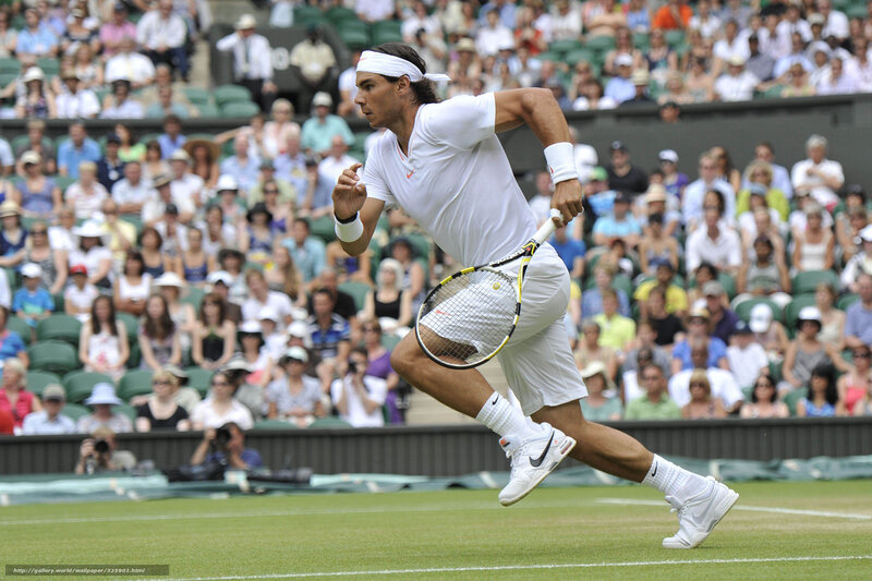 Tennis Player Running