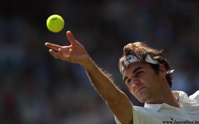 Tennis Player Serving — White