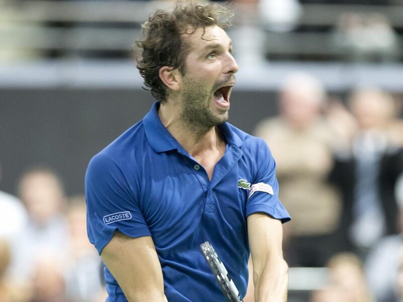 Tennis Player Shouting
