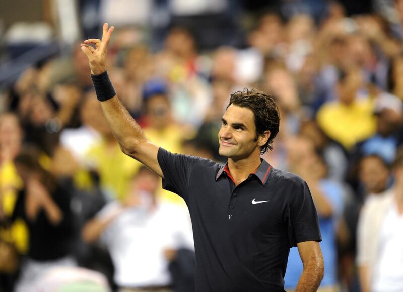 Tennis Player Waving