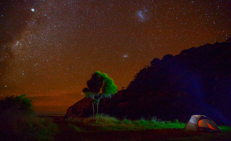 Tent under Starry Sky — Black