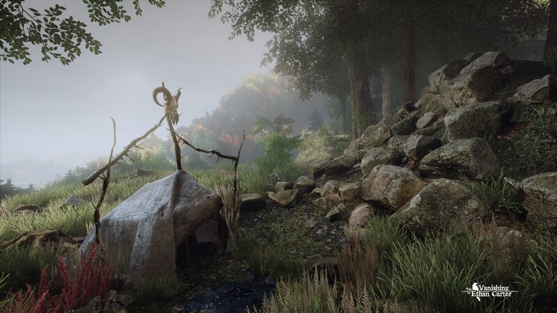 Tent with Skull on Pole