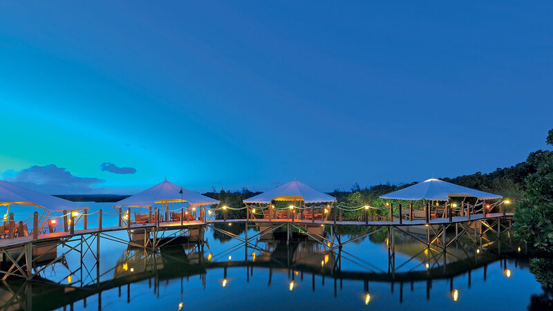 Tented Pavilions on Water