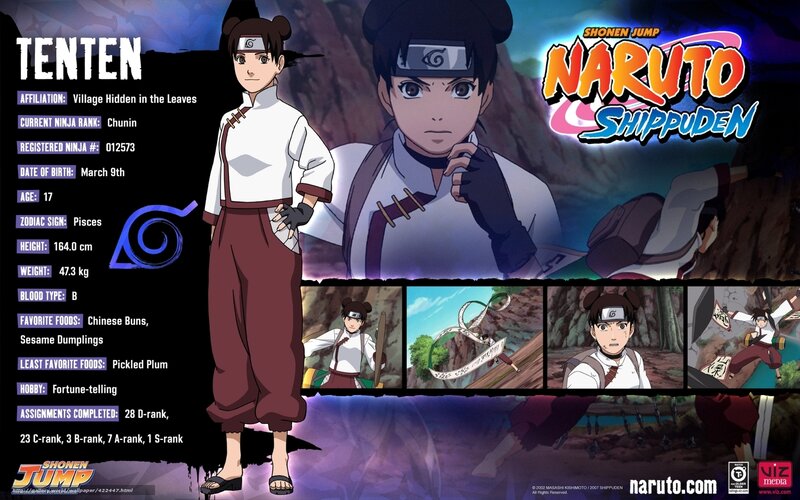 Tenten Character Profile — Purple