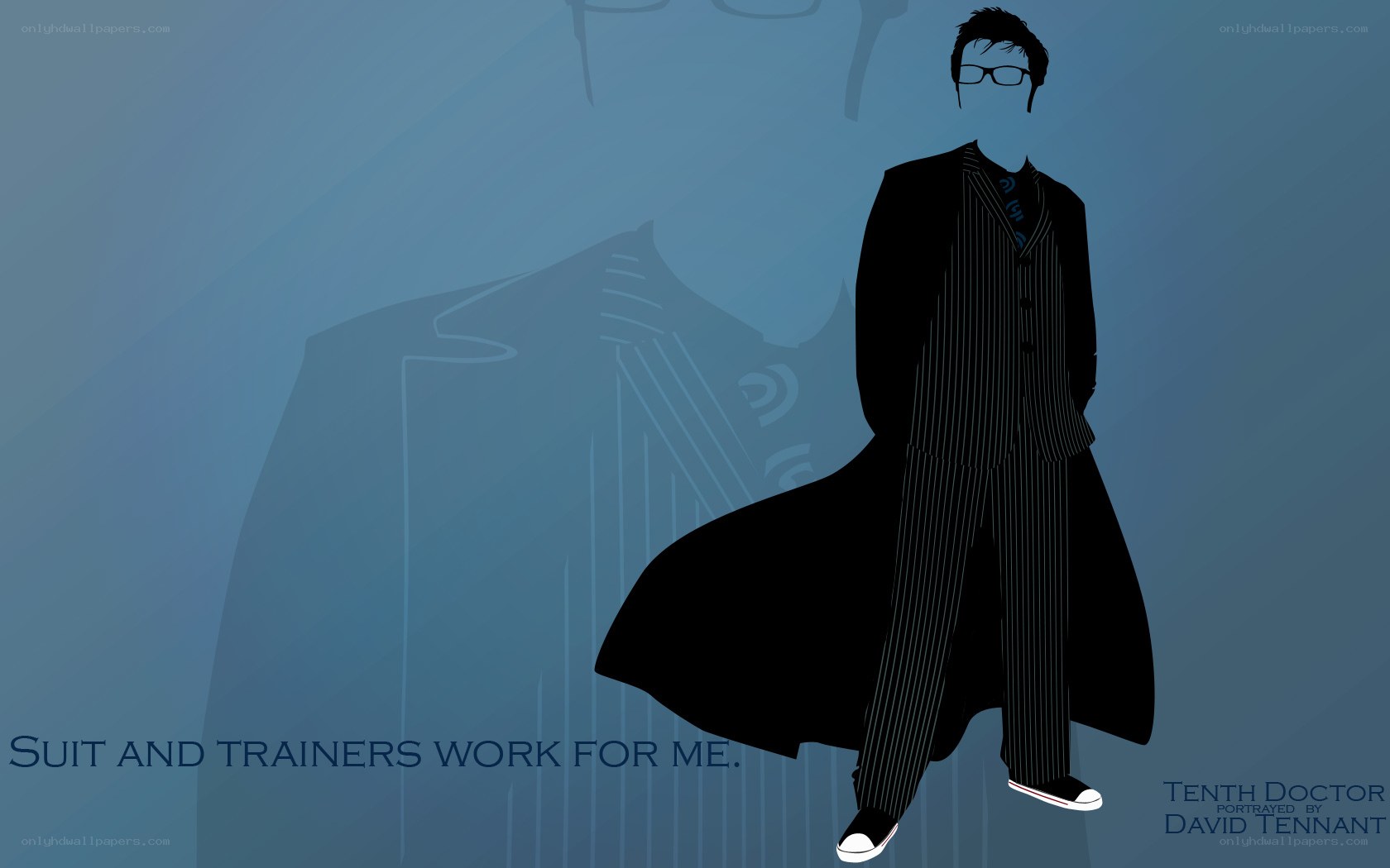 Tenth Doctor Suit and Trainers