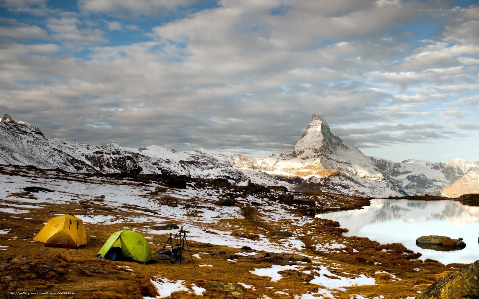 Tents at Matterhorn base