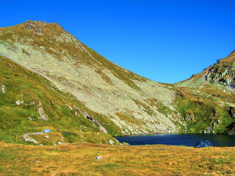 Tents in Mountain Valley
