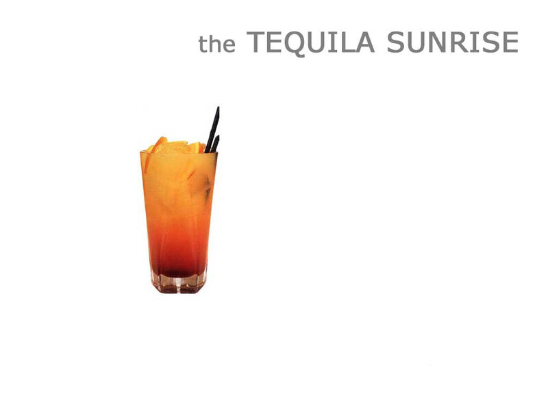 Tequila Sunrise Cocktail