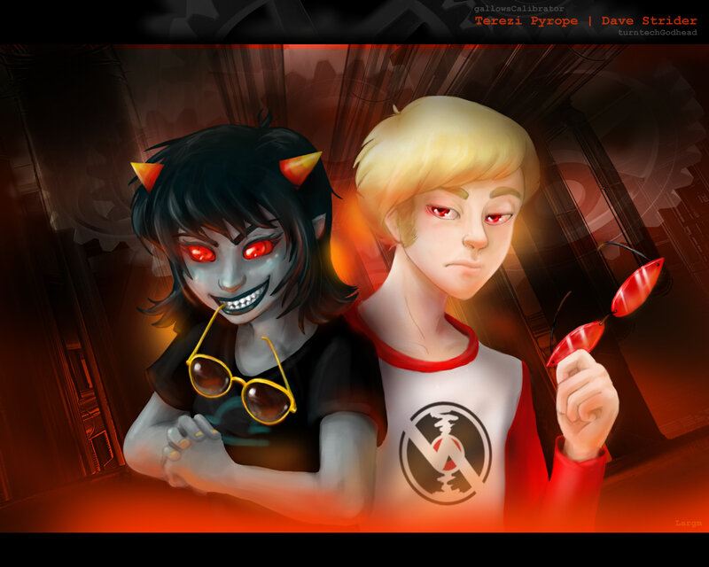 Terezi and Dave in a mechanical room