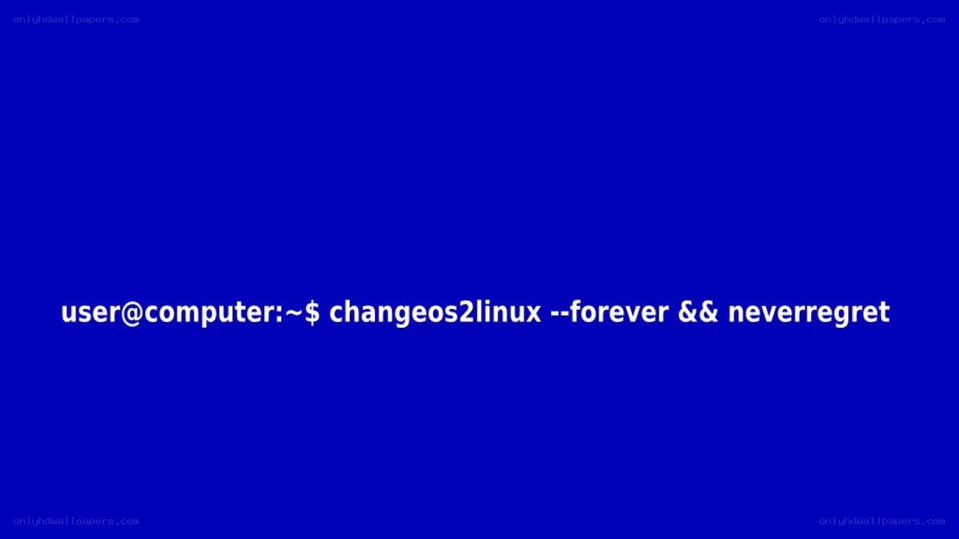 terminal command on blue screen