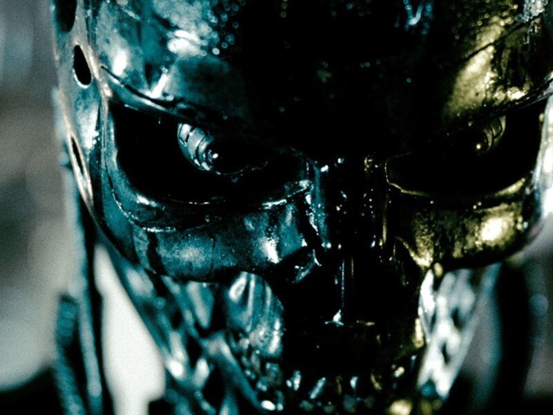 Terminator Endoskeleton — Black, Dark, Menacing