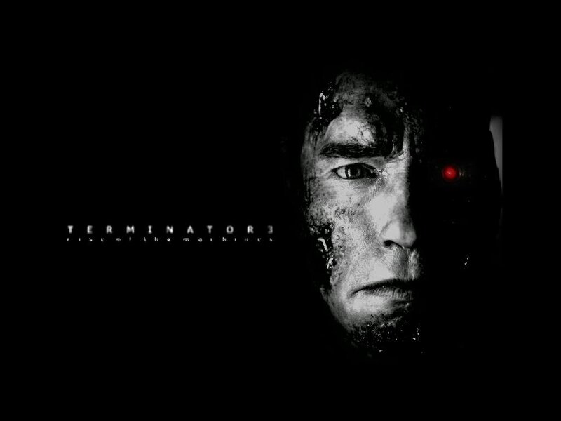 Terminator Endoskeleton — Black, Dramatic, Photograph, Face