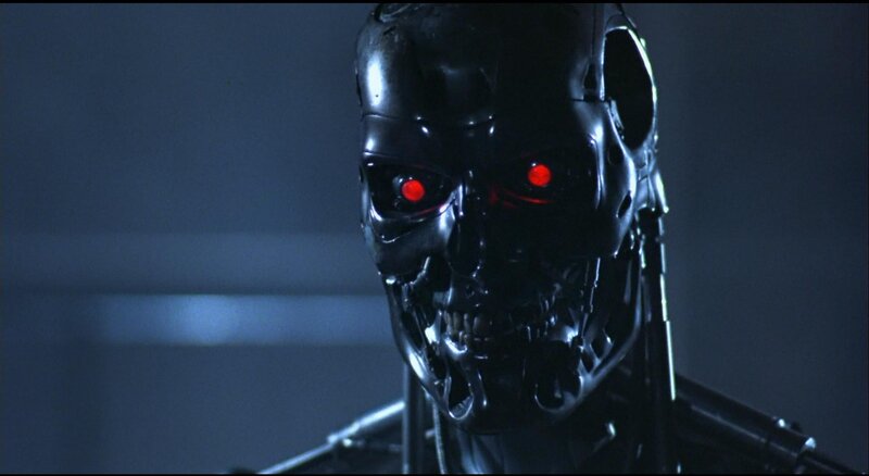 Terminator Endoskeleton — Black, Dramatic, Photograph