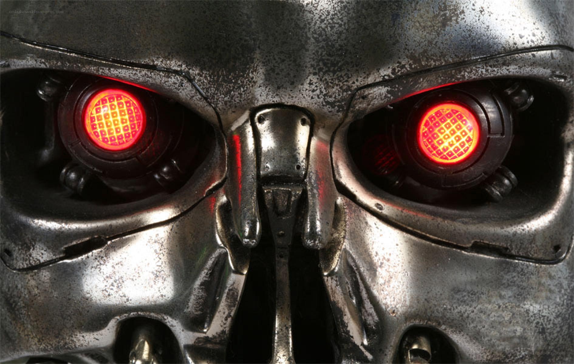 Terminator endoskeleton eyes