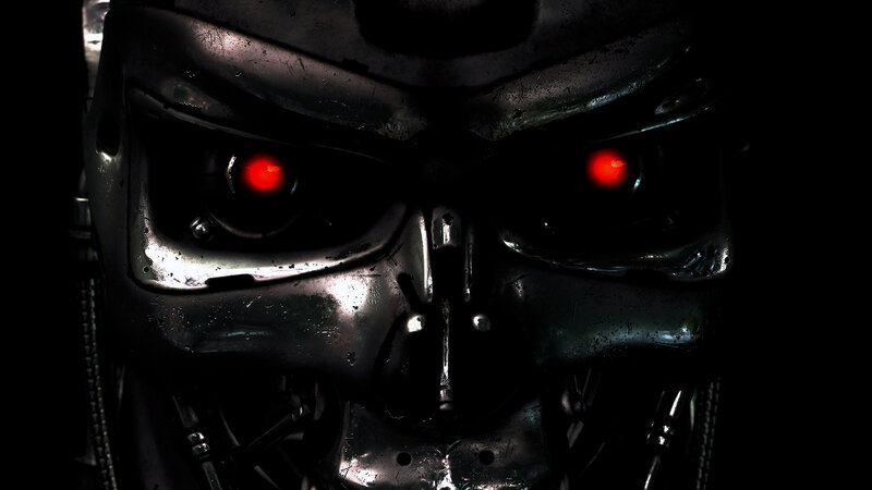 Terminator endoskeleton face