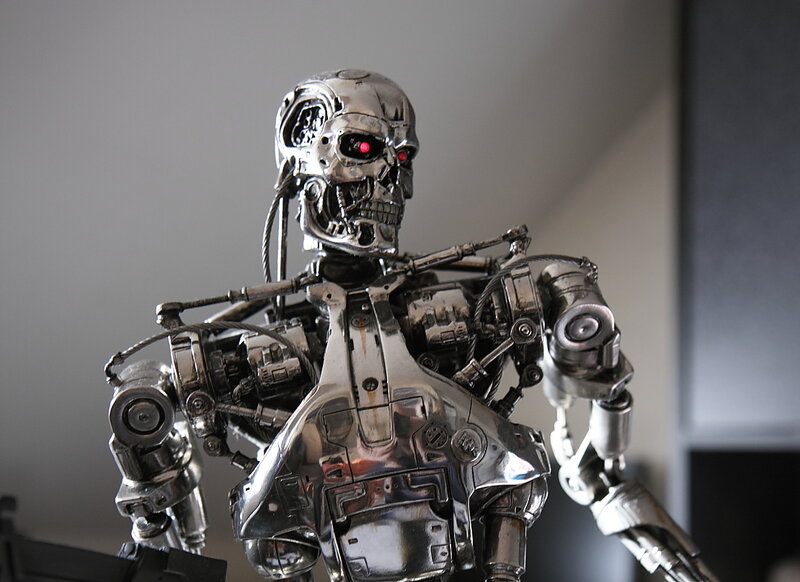Terminator endoskeleton figure