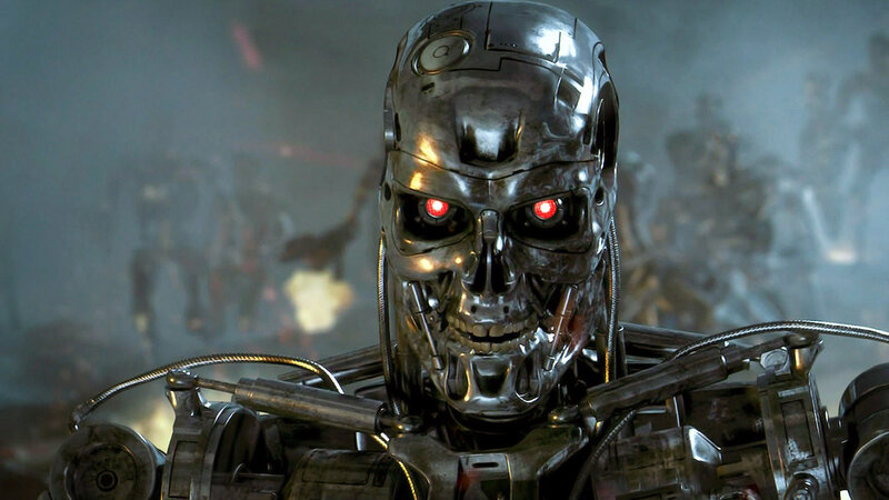 Terminator Endoskeleton — Gray, Dark, Menacing