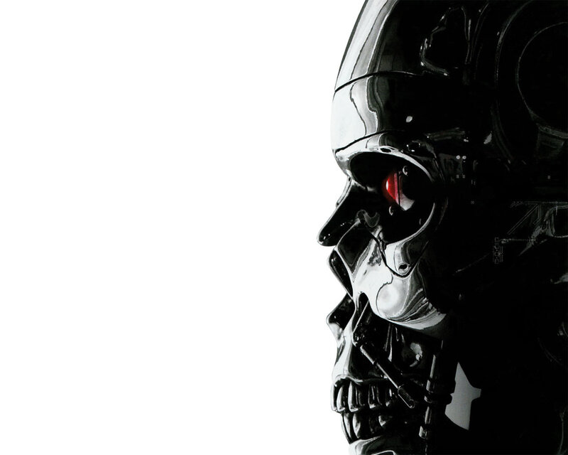 Terminator endoskeleton head