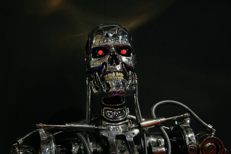 Terminator endoskeleton model
