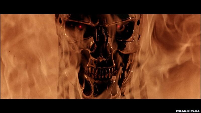 Terminator Endoskeleton — Orange, Dramatic, Photograph