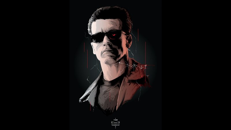 Terminator T-800 portrait