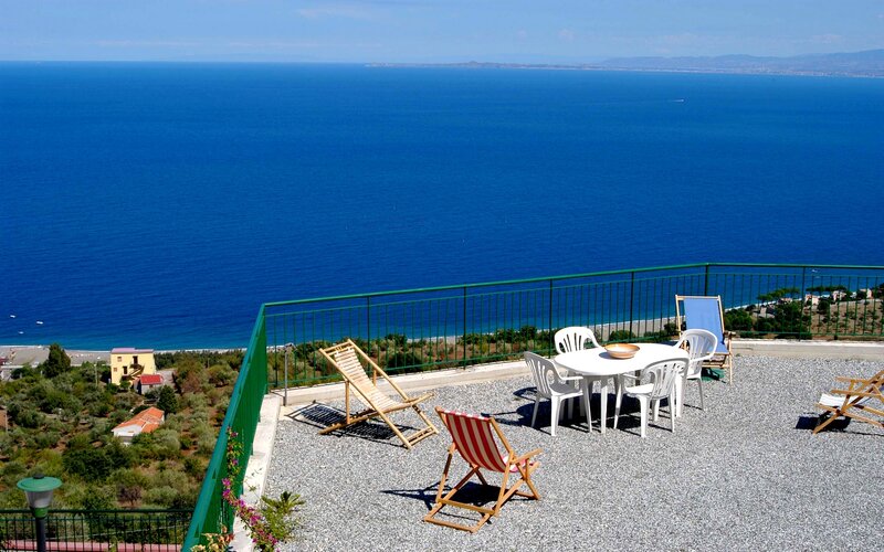 Terrace with Ocean View — Blue