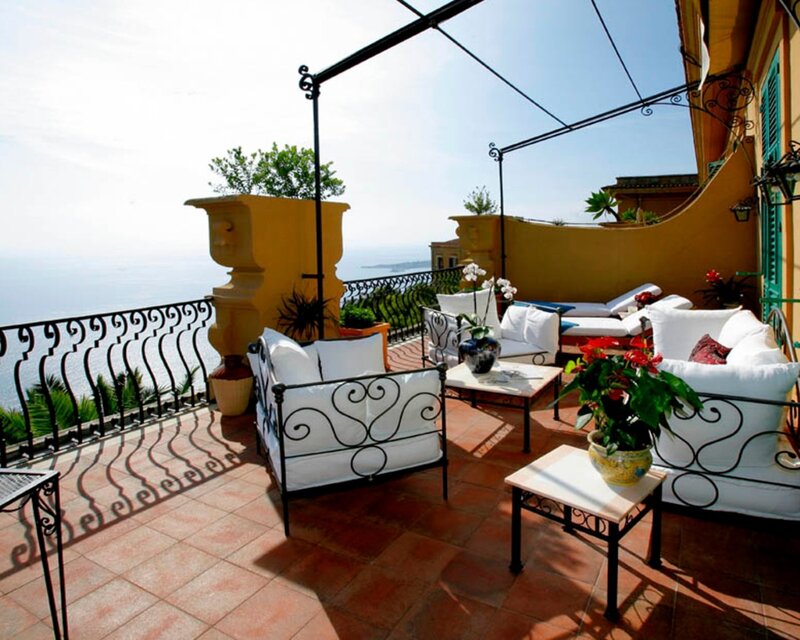 Terrace with Sea View — White, Serene